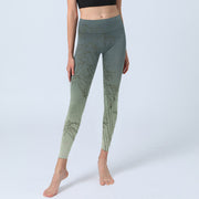 Buddha Stones Bamboo Leaves Sketch Print Sports Leggings Women's Yoga Pants - image 6