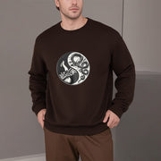 Buddha Stones Phoenix Yin Yang Fleece Lined Polyester Sweatshirt