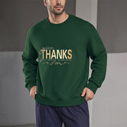 Buddha Stones Give THANKS For Every Moment Fleece Lined Polyester Sweatshirt