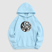 Buddha Stones Phoenix Yin Yang Fleece Lined Hoodie