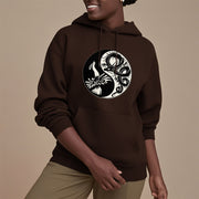 Buddha Stones Phoenix Yin Yang Fleece Lined Hoodie