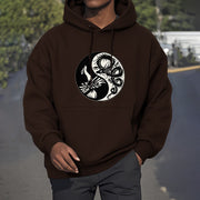 Buddha Stones Phoenix Yin Yang Fleece Lined Hoodie