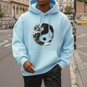 Buddha Stones Yin Yang Fleece Lined Hoodie