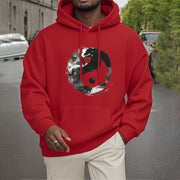 Buddha Stones Yin Yang Fleece Lined Hoodie