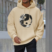 Buddha Stones Yin Yang Fleece Lined Hoodie