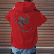 Buddha Stones Om Design Fleece Lined Hoodie