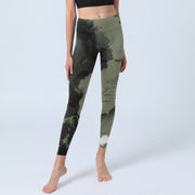 Buddha Stones Ink Painting Mountain Pavilion Print Fitness Leggings Women's Yoga Pants - image 7