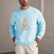 Buddha Stones DON'T OVERTHINK Fleece Lined Round Neck Sweatshirt