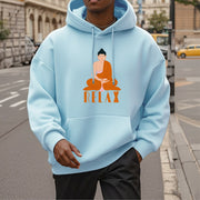 Buddha Stones RELAX Fleece Lined Polyester Hoodie