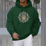 Buddha Stones Mandala Flower Buddha Fleece Lined Polyester Hoodie