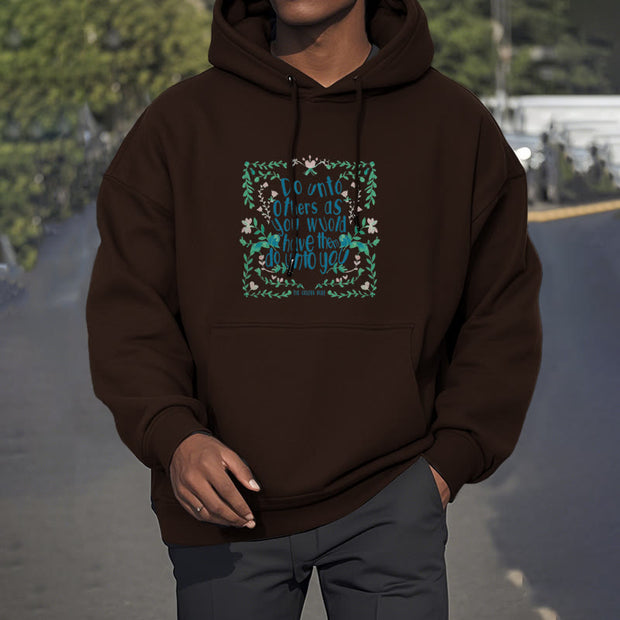 Buddha Stones The Golden Rule Fleece Lined Polyester Hoodie