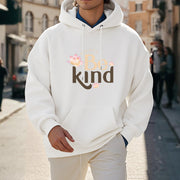 Buddha Stones Always Be Kind Fleece Lined Polyester Hoodie