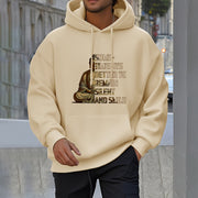 Buddha Stones Sometimes It's Better To Remain Silent And Smile Fleece Lined Polyester Hoodie