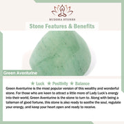 FREE Today: Happiness and Anti-Stress Green Emperor Stone Green Aventurine Triple Wrap Bracelet