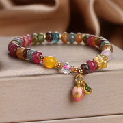 FREE Today: Fortune Strength Tourmaline Lotus Seedpod Bracelet