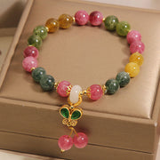 FREE Today: Wisdom Communication Tourmaline Jade Butterfly Bracelet