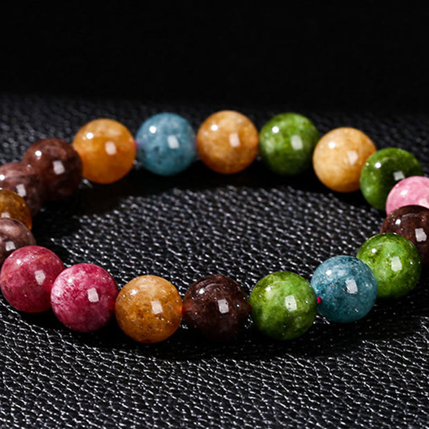 Buddha Stones Multicolor Tourmaline Positive Bracelet Bracelet BS 6