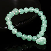 Buddha Stones Various Crystal Green Aventurine Balance Bracelet