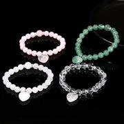 Buddha Stones Various Crystal Green Aventurine Balance Bracelet