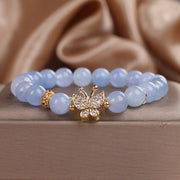 FREE Today: Emotional Healing Aquamarine Butterfly Bracelet