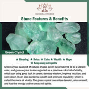 FREE Today: Blessing Hope Aquamarine Green Crystal Love Heart Charm Bracelet