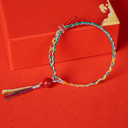 FREE Today: Keep Away Evil Spirits Colorful String Cinnabar Bracelet