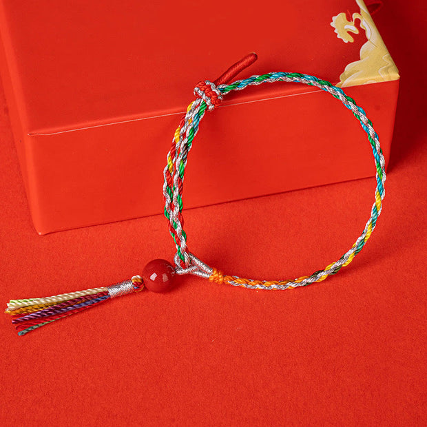 FREE Today: Keep Away Evil Spirits Colorful String Cinnabar Bracelet