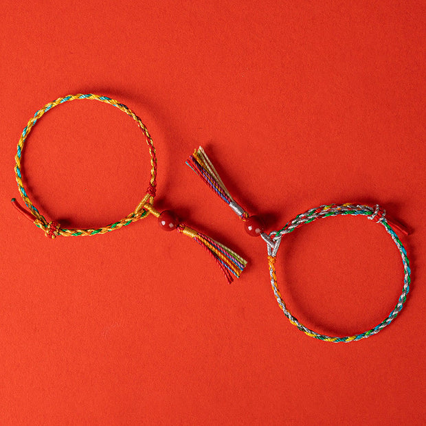 FREE Today: Keep Away Evil Spirits Colorful String Cinnabar Bracelet