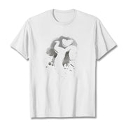 Buddha Stones OM Swan Cotton Tee T-shirt