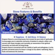 Buddha Stones Emperor Stone Happiness Spacer Bead Bracelet