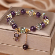 FREE Today: Healing Mind Amethyst White Crystal Fox Bracelet