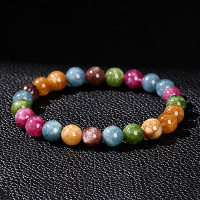 Buddha Stones Multicolor Tourmaline Positive Bracelet