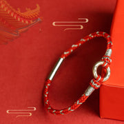 Buddha Stones Red String 925 Sterling Silver Safe Luck Bracelet Bracelet BS main