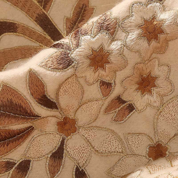 Buddha Stones Wool Shawl Begonia Embroidery Tassel Winter Cozy Travel Scarf Wrap (Extra 30% Off | USE CODE: FS30) - image 10