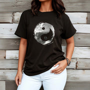 Buddha Stones Yin Yang Cotton Tee T-shirt T-Shirts BS 5