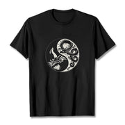 Buddha Stones Phoenix Yin Yang Cotton Tee T-shirt