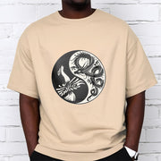 Buddha Stones Phoenix Yin Yang Cotton Tee T-shirt