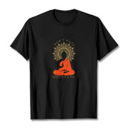 Buddha Stones DON'T HATE MEDITATE Cotton Tee T-shirt T-Shirts BS Black 2XL