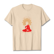 Buddha Stones DON'T HATE MEDITATE Cotton Tee T-shirt T-Shirts BS Bisque 2XL