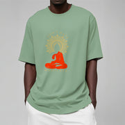 Buddha Stones DON'T HATE MEDITATE Cotton Tee T-shirt T-Shirts BS 19