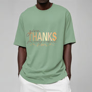 Buddha Stones Give THANKS For Every Moment Cotton Tee T-shirt