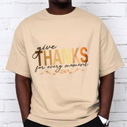 Buddha Stones Give THANKS For Every Moment Cotton Tee T-shirt