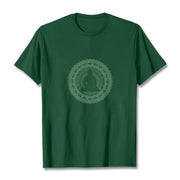 Buddha Stones Mandala Buddha Cotton Tee T-shirt