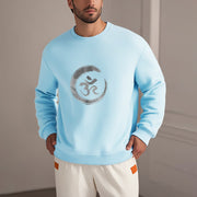 Buddha Stones OM Mantra Sanskrit Fleece Lined Polyester Sweatshirt