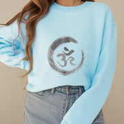 Buddha Stones OM Mantra Sanskrit Fleece Lined Polyester Sweatshirt