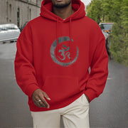 Buddha Stones OM Mantra Sanskrit Fleece Lined Polyester Hoodie