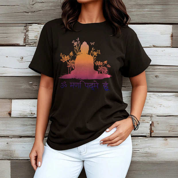 Buddha Stones Sanskrit OM NAMAH SHIVAYA Tee T-shirt