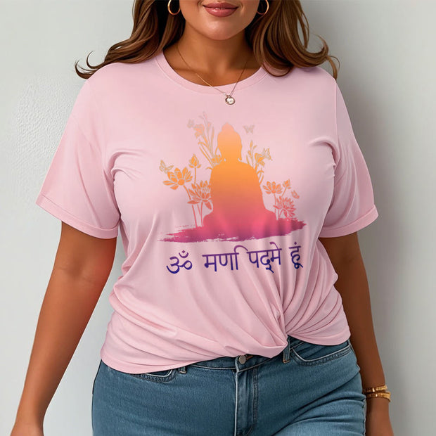 Buddha Stones Sanskrit OM NAMAH SHIVAYA Tee T-shirt