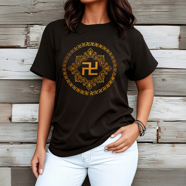 Buddha Stones Swastika Tee T-shirt