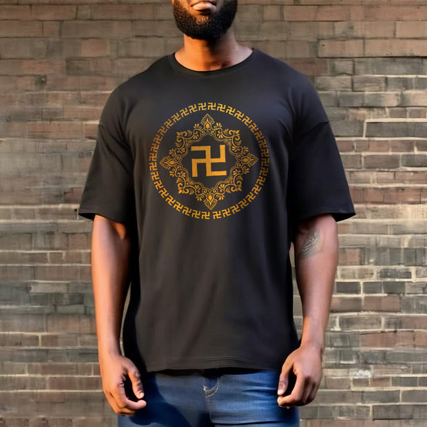 Buddha Stones Swastika Tee T-shirt